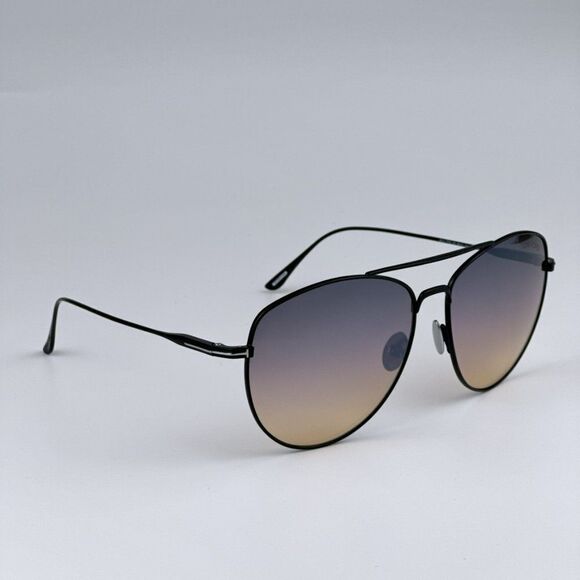 NEW Tom Ford FT0784/S Milla 01C Black Gradient Mirror Pilot Unisex Sunglasses - Picture 8 of 13